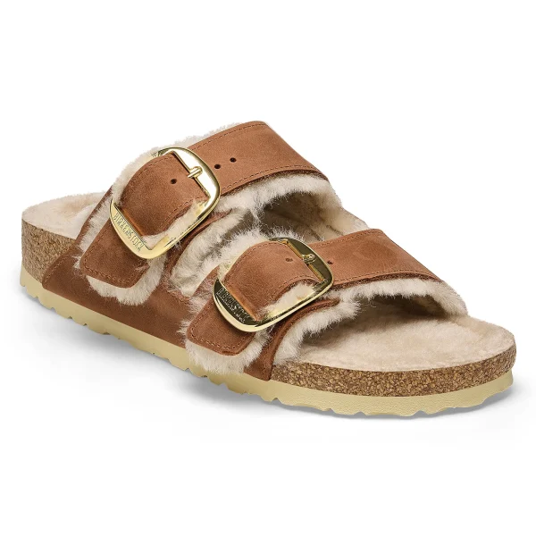 Arizona Big Buckle Lammfell Naturleder Geölt-Birkenstock Hot
