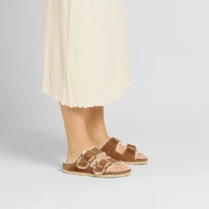 Arizona Big Buckle Lammfell Naturleder Geölt-Birkenstock Hot