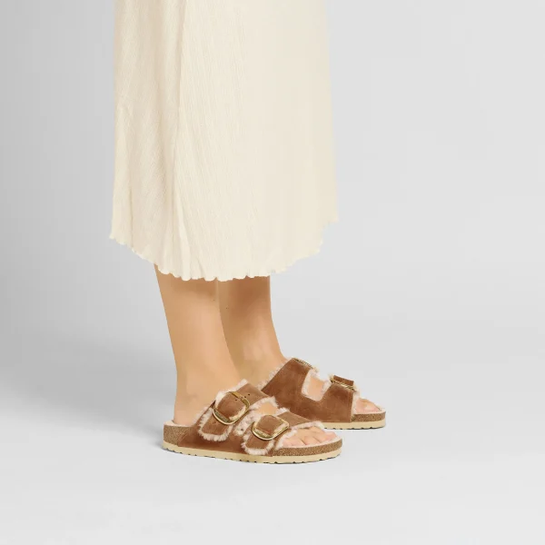 Arizona Big Buckle Lammfell Naturleder Geölt-Birkenstock Hot