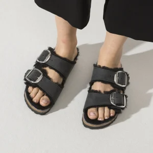 Arizona Big Buckle Lammfell Naturleder Geölt-Birkenstock Best