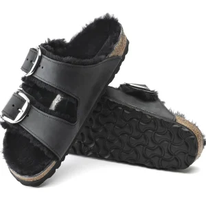 Arizona Big Buckle Lammfell Naturleder Geölt-Birkenstock Best