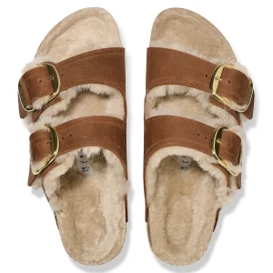 Arizona Big Buckle Lammfell Naturleder Geölt-Birkenstock Hot