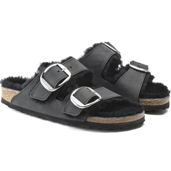 Arizona Big Buckle Lammfell Naturleder Geölt-Birkenstock Best