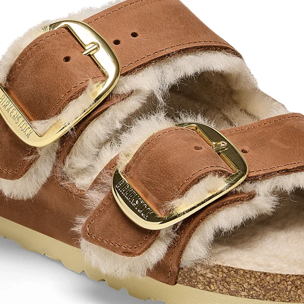 Arizona Big Buckle Lammfell Naturleder Geölt-Birkenstock Hot