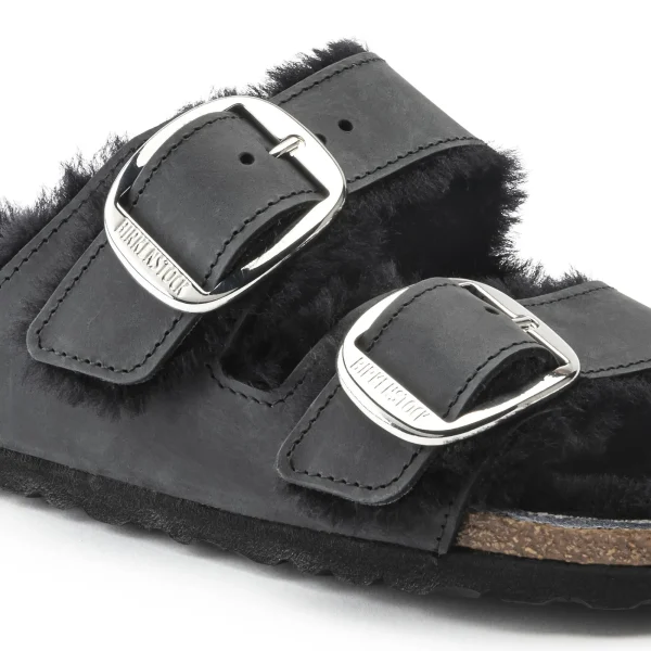 Arizona Big Buckle Lammfell Naturleder Geölt-Birkenstock Best