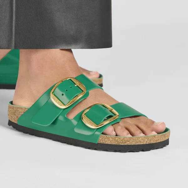 Arizona Big Buckle Naturleder Lack-Birkenstock Shop