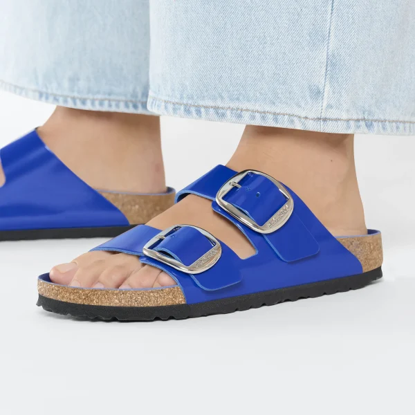Arizona Big Buckle Naturleder Lack-Birkenstock Discount