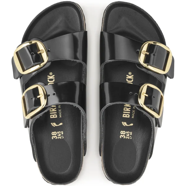 Arizona Big Buckle Naturleder Lack-Birkenstock Best