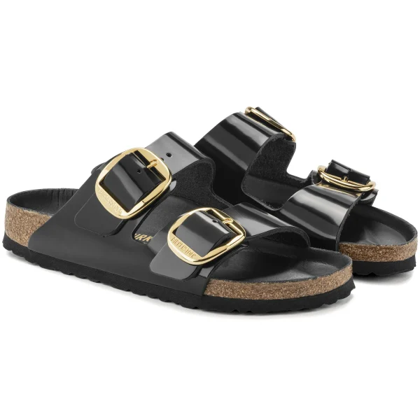 Arizona Big Buckle Naturleder Lack-Birkenstock Best