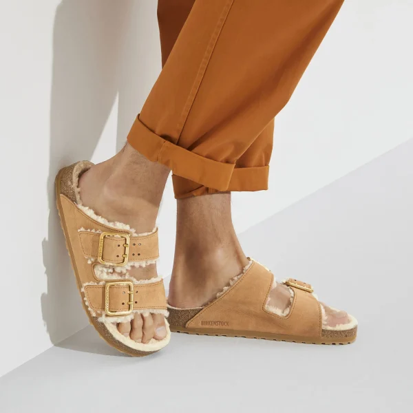 Arizona Bold Shearling Naturleder Nubuk-Birkenstock Store