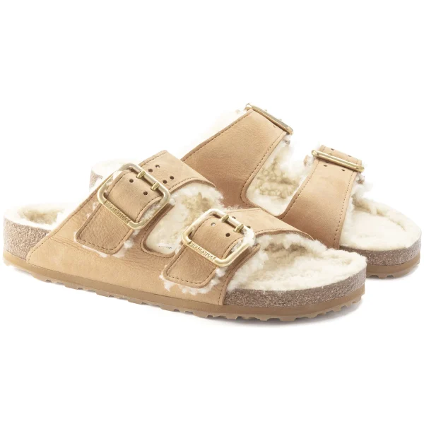 Arizona Bold Shearling Naturleder Nubuk-Birkenstock Store