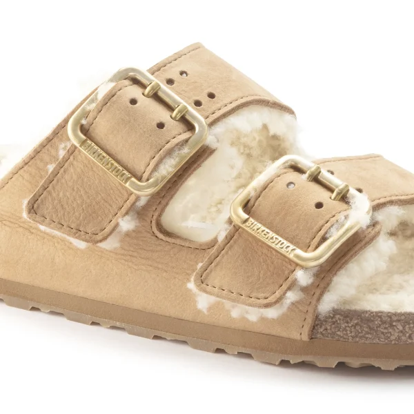 Arizona Bold Shearling Naturleder Nubuk-Birkenstock Store