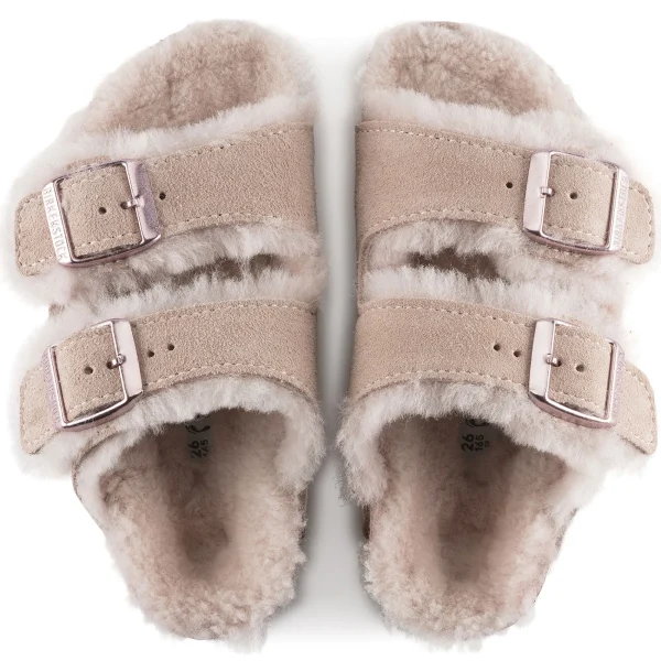 Arizona Lammfell Kids Veloursleder-Birkenstock Outlet