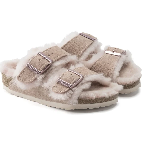 Arizona Lammfell Kids Veloursleder-Birkenstock Outlet