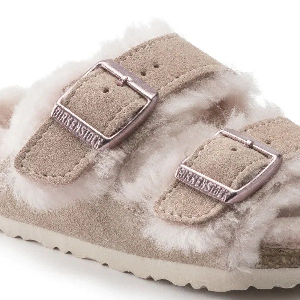 Arizona Lammfell Kids Veloursleder-Birkenstock Outlet