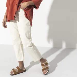 Arizona Lammfell Veloursleder-Birkenstock Hot