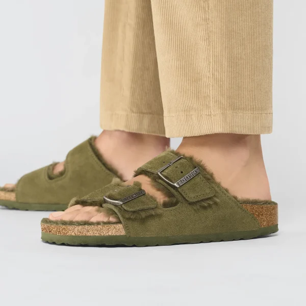 Arizona Lammfell Veloursleder-Birkenstock Fashion