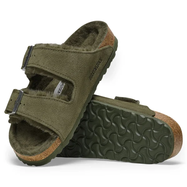 Arizona Lammfell Veloursleder-Birkenstock Fashion