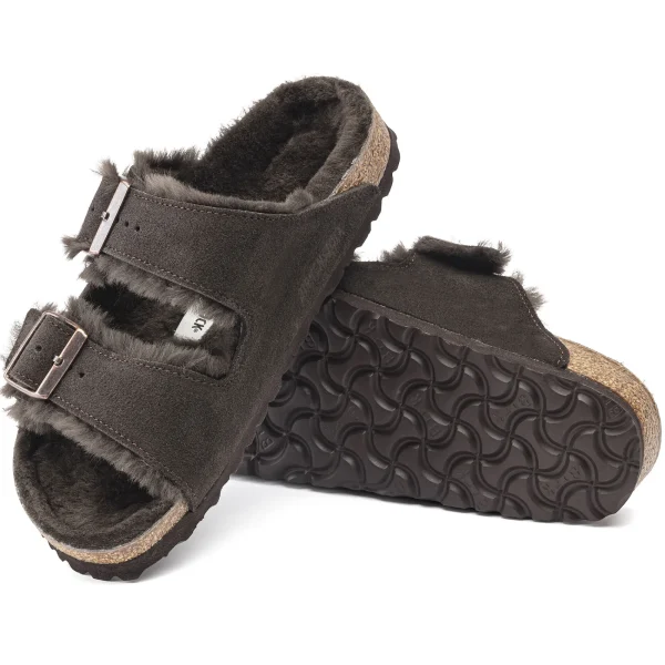 Arizona Lammfell Veloursleder-Birkenstock Fashion