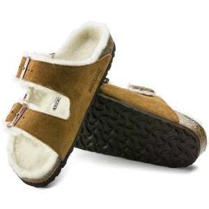 Arizona Lammfell Veloursleder-Birkenstock Hot