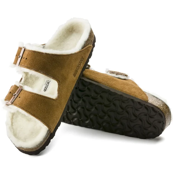 Arizona Lammfell Veloursleder-Birkenstock Hot