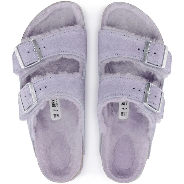 Arizona Lammfell Veloursleder-Birkenstock Cheap