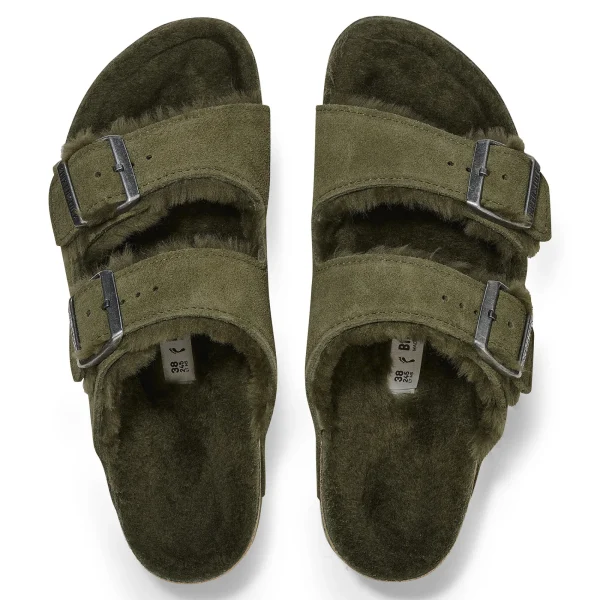 Arizona Lammfell Veloursleder-Birkenstock Fashion
