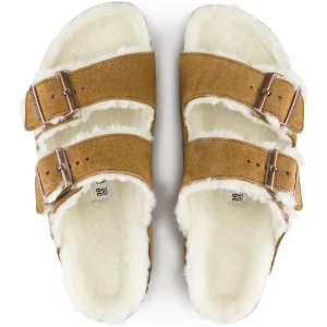 Arizona Lammfell Veloursleder-Birkenstock Hot