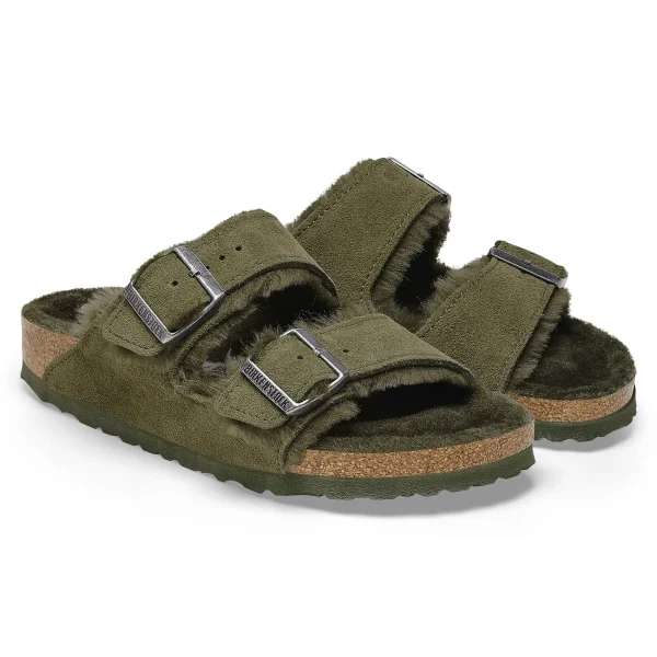 Arizona Lammfell Veloursleder-Birkenstock Fashion