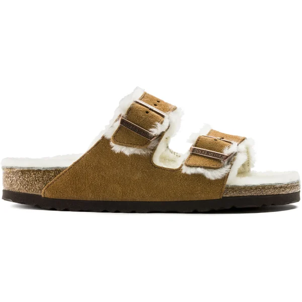 Arizona Lammfell Veloursleder-Birkenstock Hot