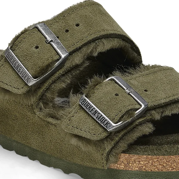 Arizona Lammfell Veloursleder-Birkenstock Fashion