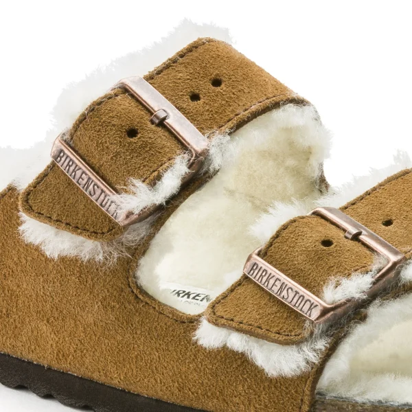 Arizona Lammfell Veloursleder-Birkenstock Hot