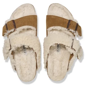 Arizona Teddy Split Veloursleder/Lammfell-Birkenstock Store