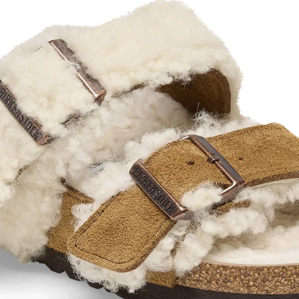 Arizona Teddy Split Veloursleder/Lammfell-Birkenstock Store