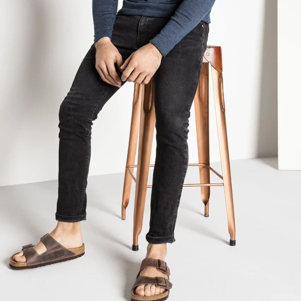 Arizona Weichbettung Naturleder Geölt-Birkenstock Cheap