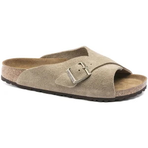 Arosa Weichbettung Veloursleder-Birkenstock Flash Sale