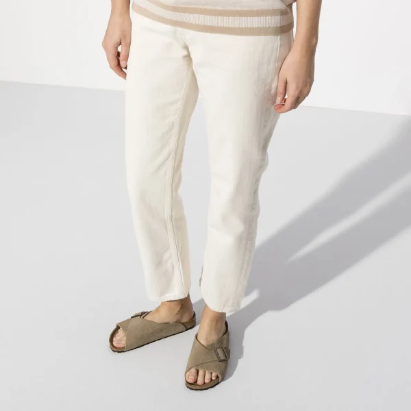 Arosa Weichbettung Veloursleder-Birkenstock Flash Sale