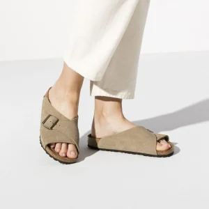 Arosa Weichbettung Veloursleder-Birkenstock Flash Sale