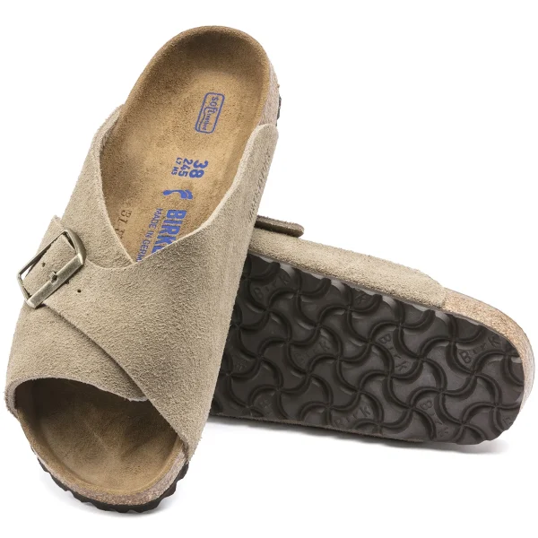 Arosa Weichbettung Veloursleder-Birkenstock Flash Sale