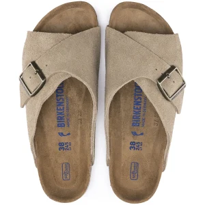 Arosa Weichbettung Veloursleder-Birkenstock Flash Sale
