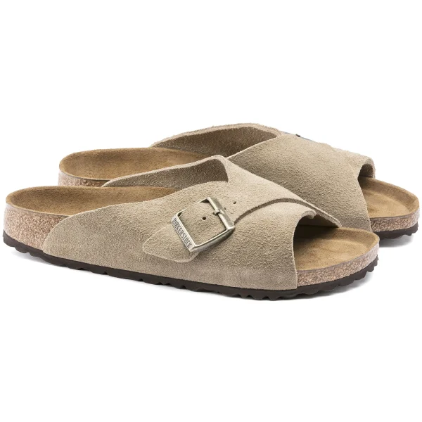 Arosa Weichbettung Veloursleder-Birkenstock Flash Sale