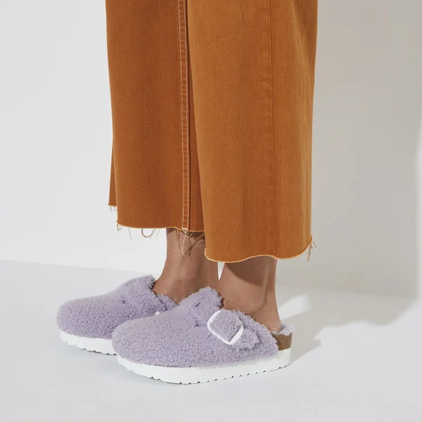 Boston Big Buckle Platform Shearling-Birkenstock Hot