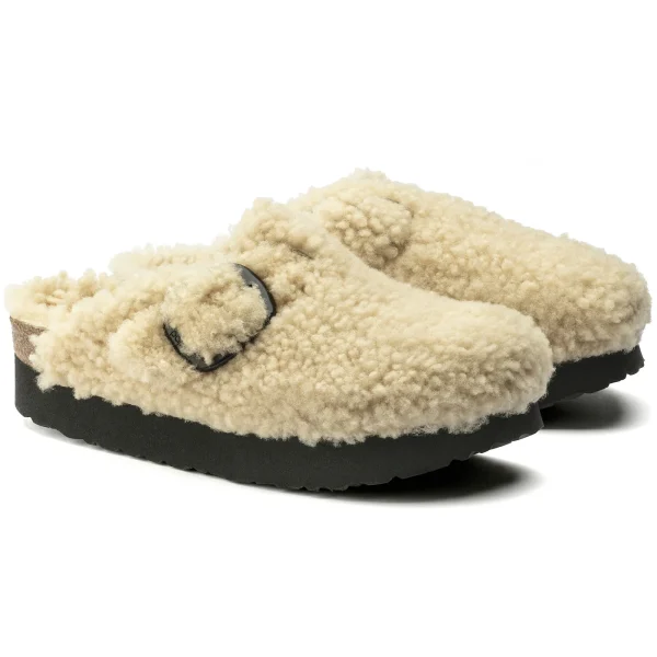 Boston Big Buckle Platform Shearling-Birkenstock Fashion