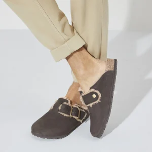 Boston Bold Shearling Naturleder Nubuk-Birkenstock Flash Sale