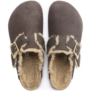 Boston Bold Shearling Naturleder Nubuk-Birkenstock Flash Sale