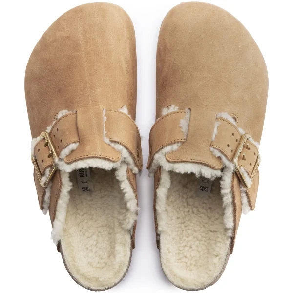Boston Bold Shearling Naturleder Nubuk-Birkenstock Outlet