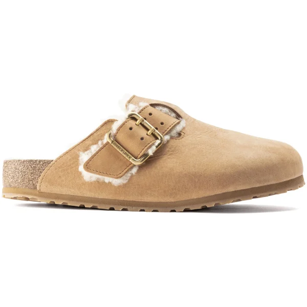Boston Bold Shearling Naturleder Nubuk-Birkenstock Outlet