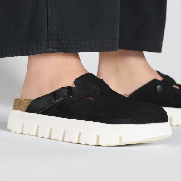 Boston Chunky Veloursleder-Birkenstock Cheap