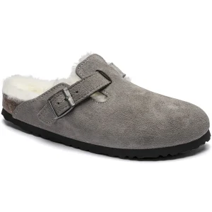Boston Lammfell Veloursleder-Birkenstock Best