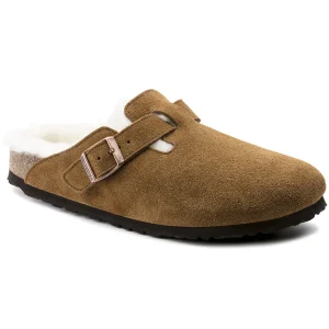 Boston Lammfell Veloursleder-Birkenstock Cheap